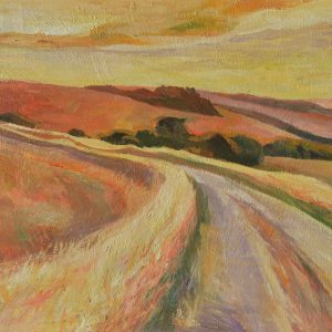 Az út  /festmény reprodukció, vászonkép/