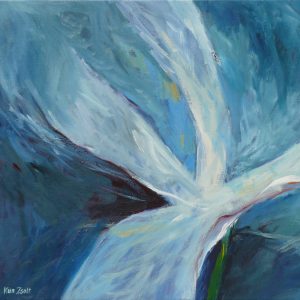 Írisz 02  /festmény reprodukció, vászonkép/