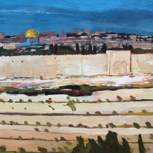 Jeruzsálem  /festmény reprodukció, vászonkép/