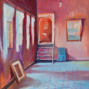 Kék-vörös enteriőr