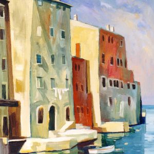 Rovinj 01  /festmény reprodukció, vászonkép/