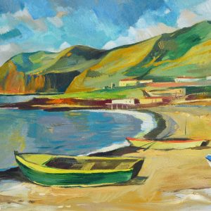 Tengerpart 03  /festmény reprodukció, vászonkép/