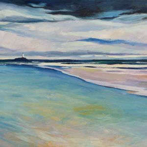 Világítótorony  /festmény reprodukció, vászonkép/